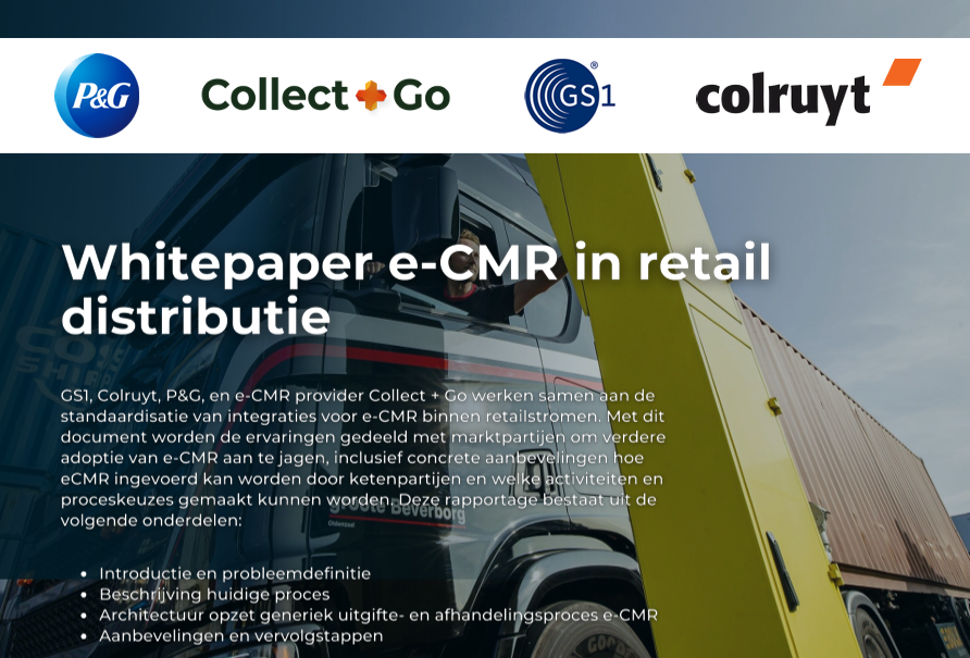 digitale vrachtbrief in aanlevering DC's retail